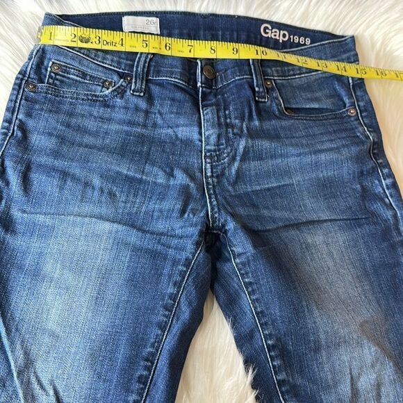 Gap Girlfriend Dark Wash Skinny Jeans Size 26r - Picture 7 of 10